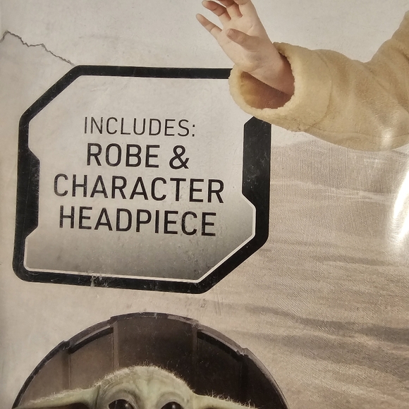 Star Wars Grogu Mandalorian Baby Yoda 2T 3T Halloween Costume - Picture 3 of 7